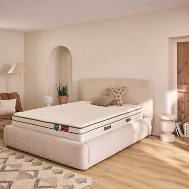 Matelas à ressorts ensachés et mousse à mémoire de forme HD- HGREEN 30 cm