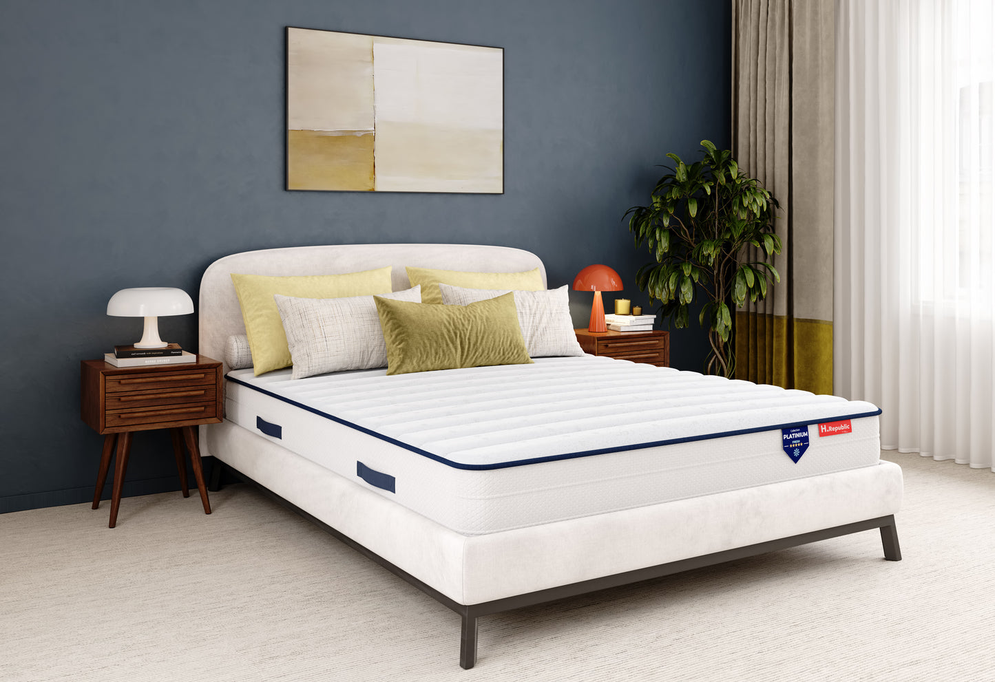 Matelas mousse FRESH CLIMACOOOL - HPLATINIUM FRESH 25 cm