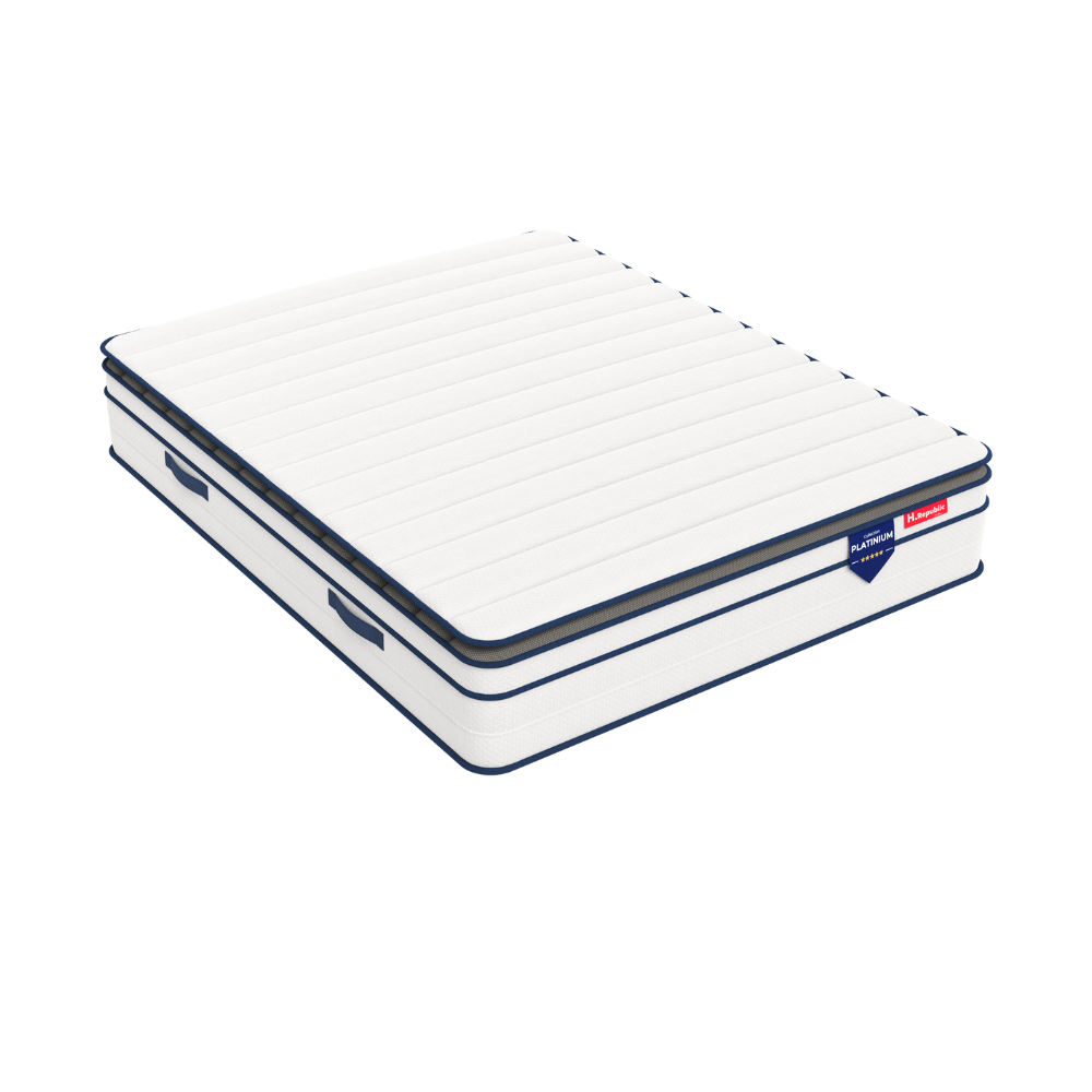 Matelas mousse mémoire de forme HD avec surmatelas intégré - HPLATINIUM PLUS 30 cm