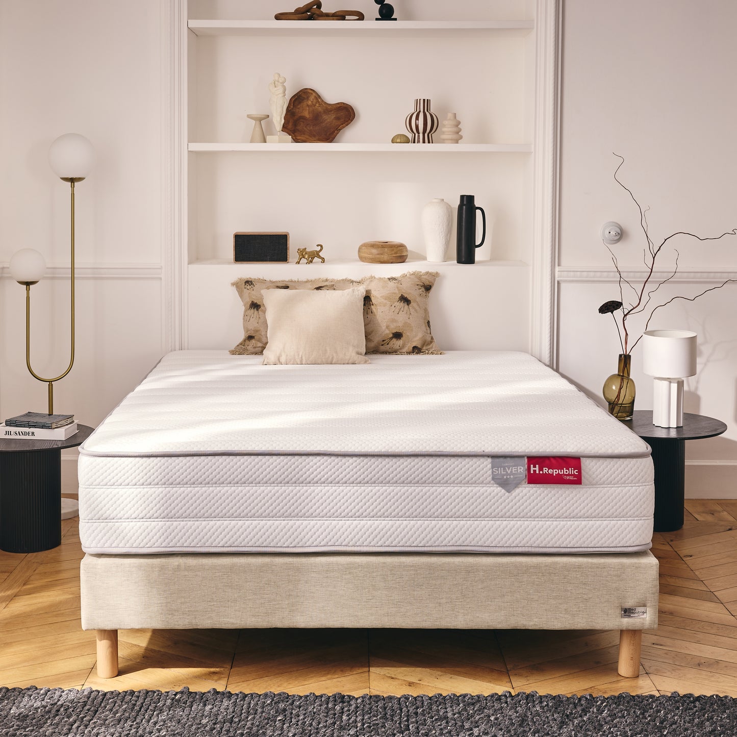 Matelas mousse Haute Densité - HSILVER 17 cm